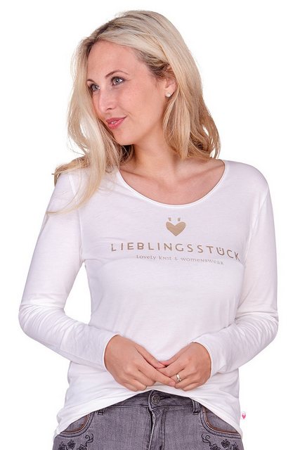 Lieblingsstück Trachtenshirt Longsleeve Damen - CARLINA - blueberry rose, o günstig online kaufen