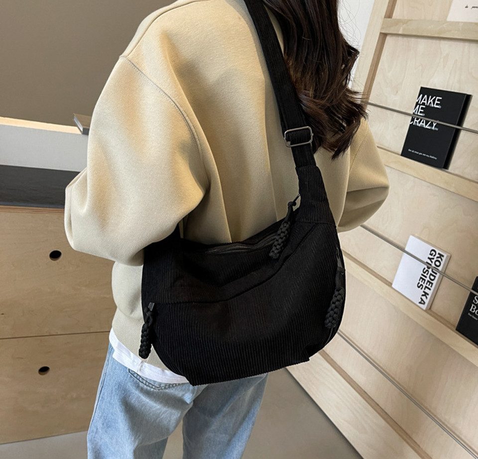 Coonoor Umhängetasche Schultertasche Damen Kordsamt-Schultertasch, Mit günstig online kaufen