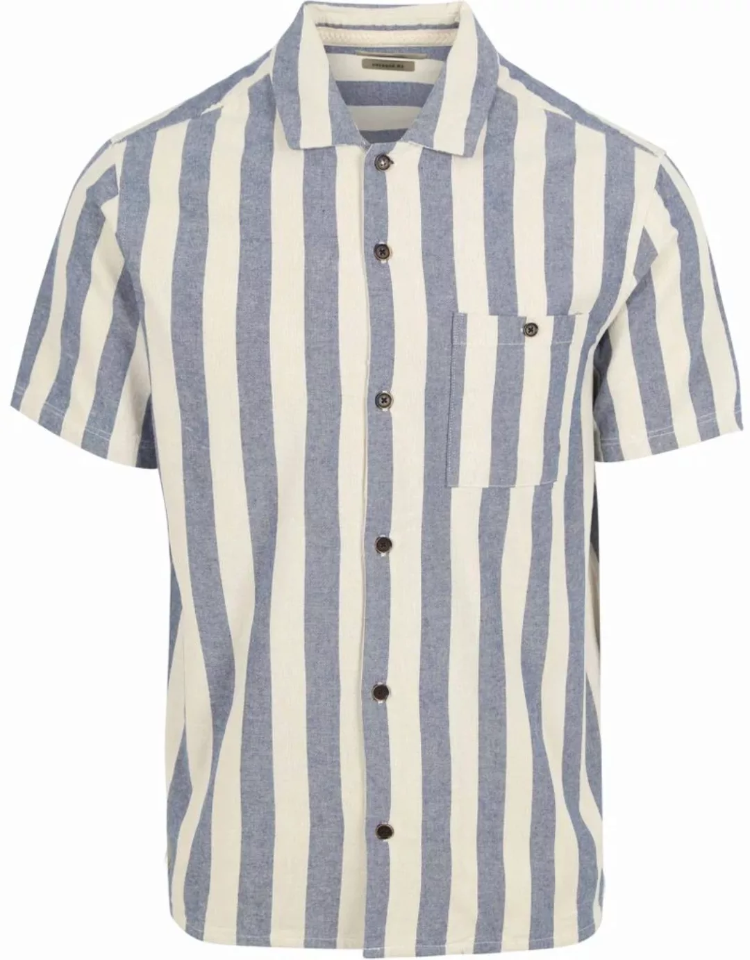 Anerkjendt Short Sleeve Hemd Leon Blau - Größe L günstig online kaufen