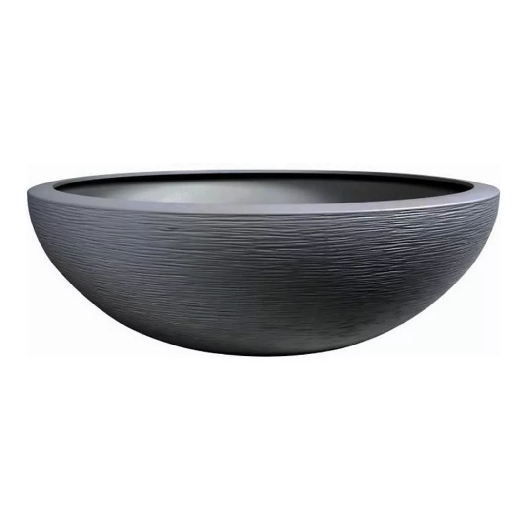 Blumentopf Eda Graphit Washbasin Kunststoff Dunkelgrau (ø 59 X 21 Cm) günstig online kaufen