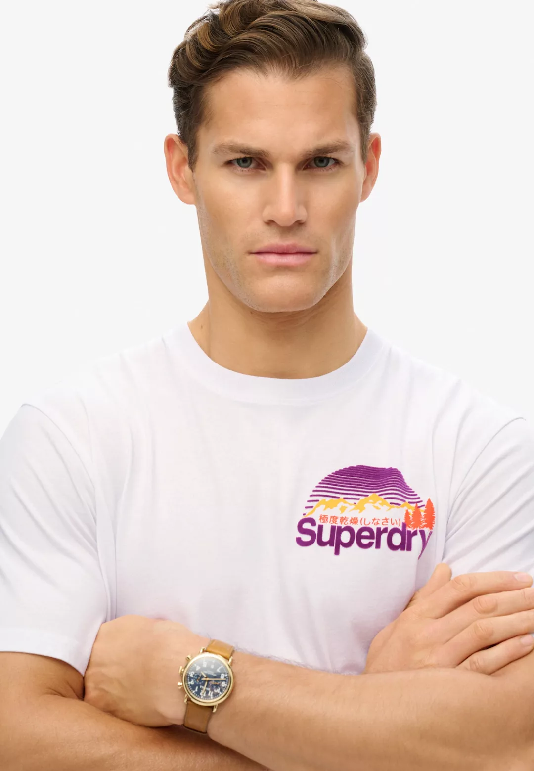 Superdry Rundhalsshirt "CL GREAT OUTDOORS CHEST TEE" günstig online kaufen