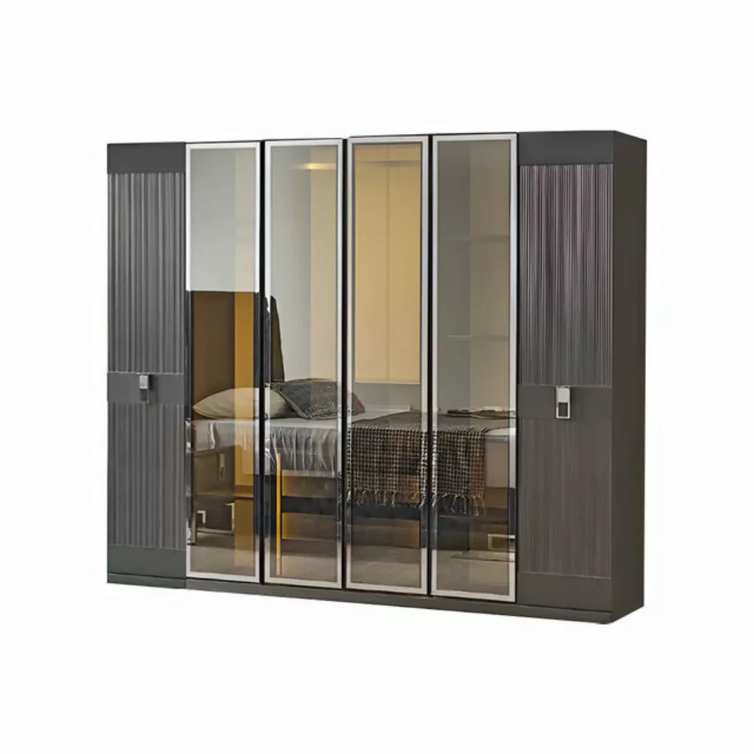 JVmoebel Kleiderschrank BraunKleiderschrank Schlafzimmer Möbel Luxos Schran günstig online kaufen