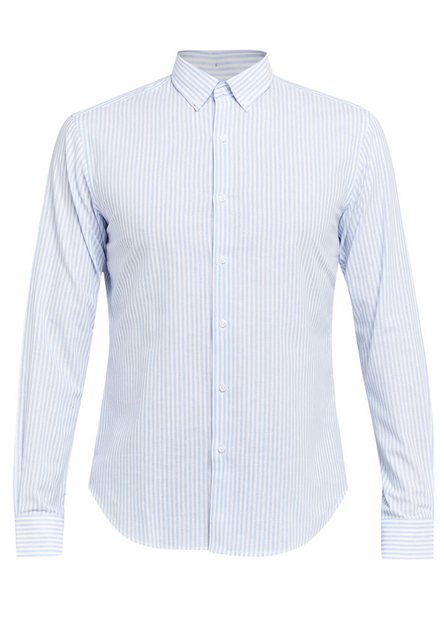 Lawrence Grey Langarmhemd Gestreiftes Freizeithemd Langarm Mit Button-down- günstig online kaufen