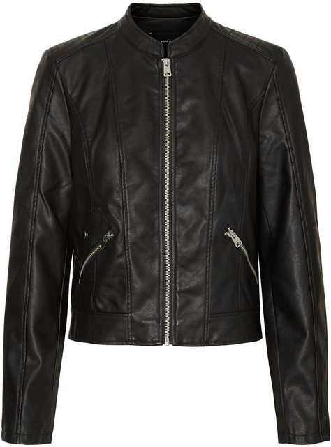 Vero Moda Lederimitatjacke VMKHLOEFAVO 22 SHORT COATED JACKET günstig online kaufen