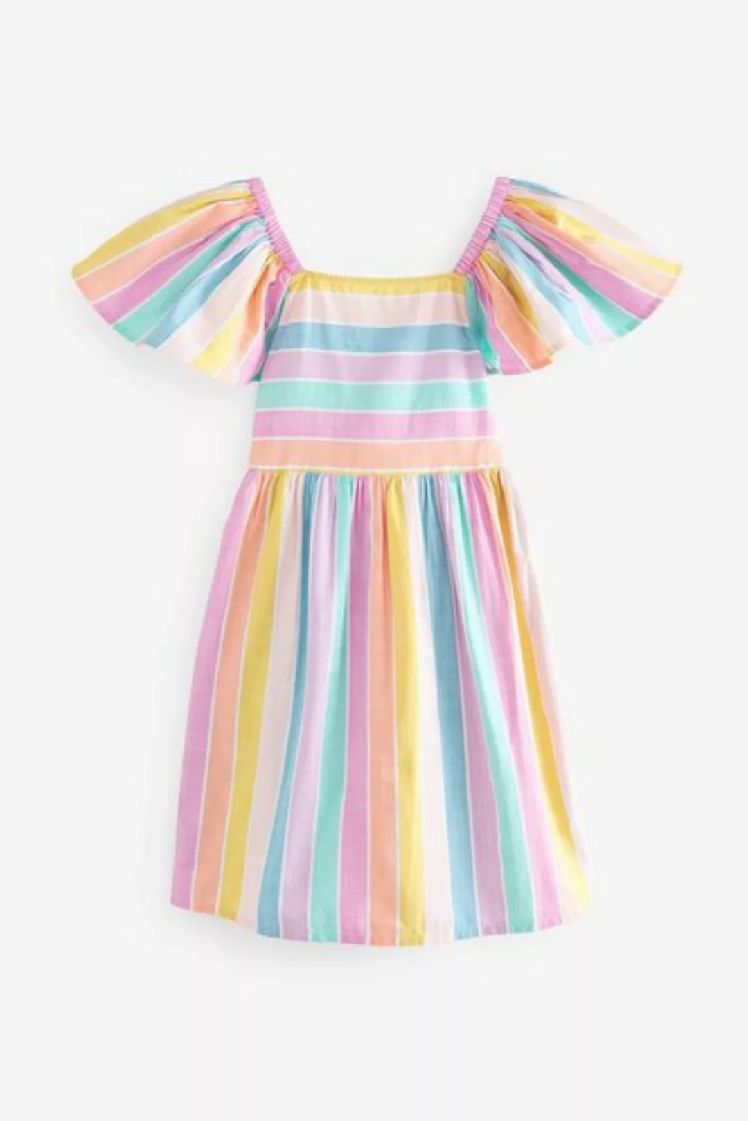 Next Sommerkleid Kleid mit Engelsärmeln (1-tlg) günstig online kaufen