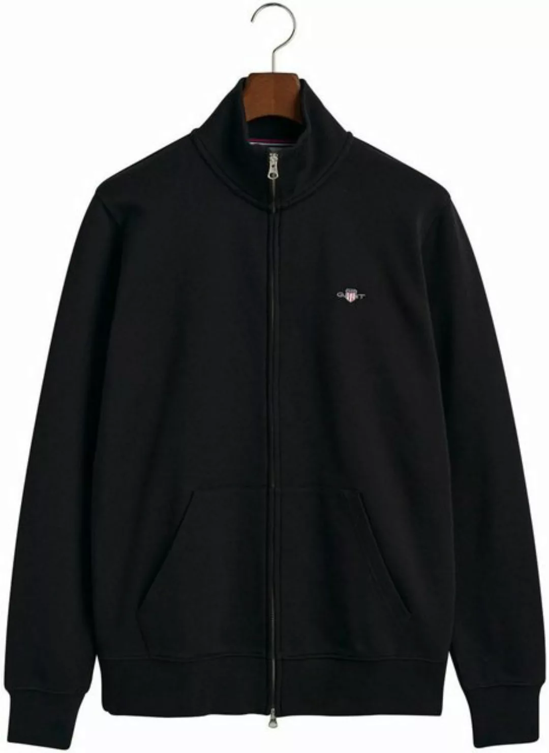 Gant Sweatjacke REG SHIELD FULL ZIP SWEAT mit Logostickerei auf der Brust günstig online kaufen