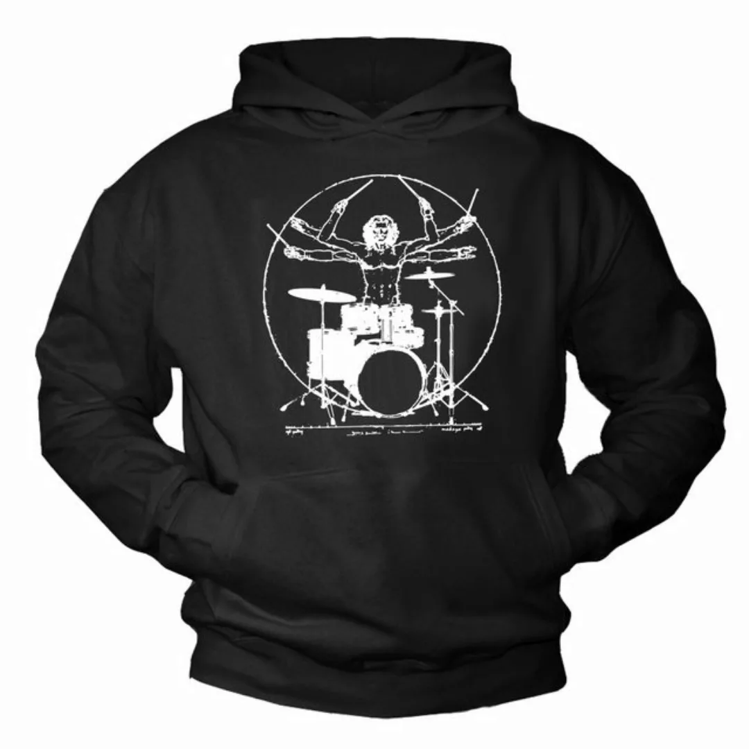 MAKAYA Kapuzenpullover Herren Schlagzeug Sweatshirt Drummer Hoodie Rock Mus günstig online kaufen