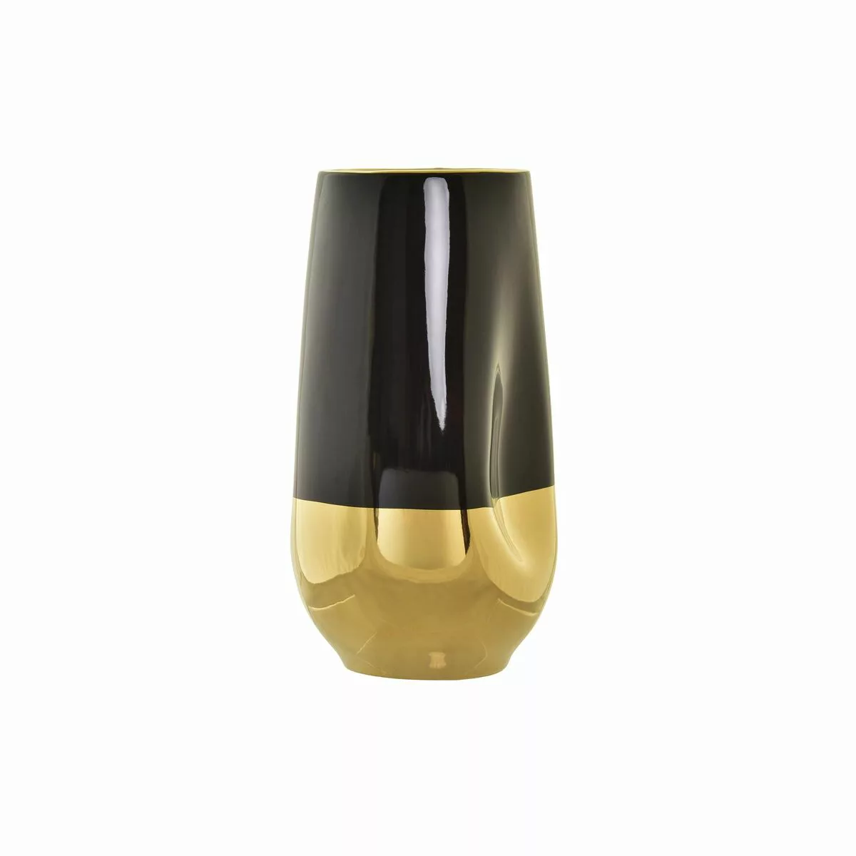 Vase Dkd Home Decor Porzellan Schwarz Golden Moderne (16 X 15 X 29 Cm) günstig online kaufen