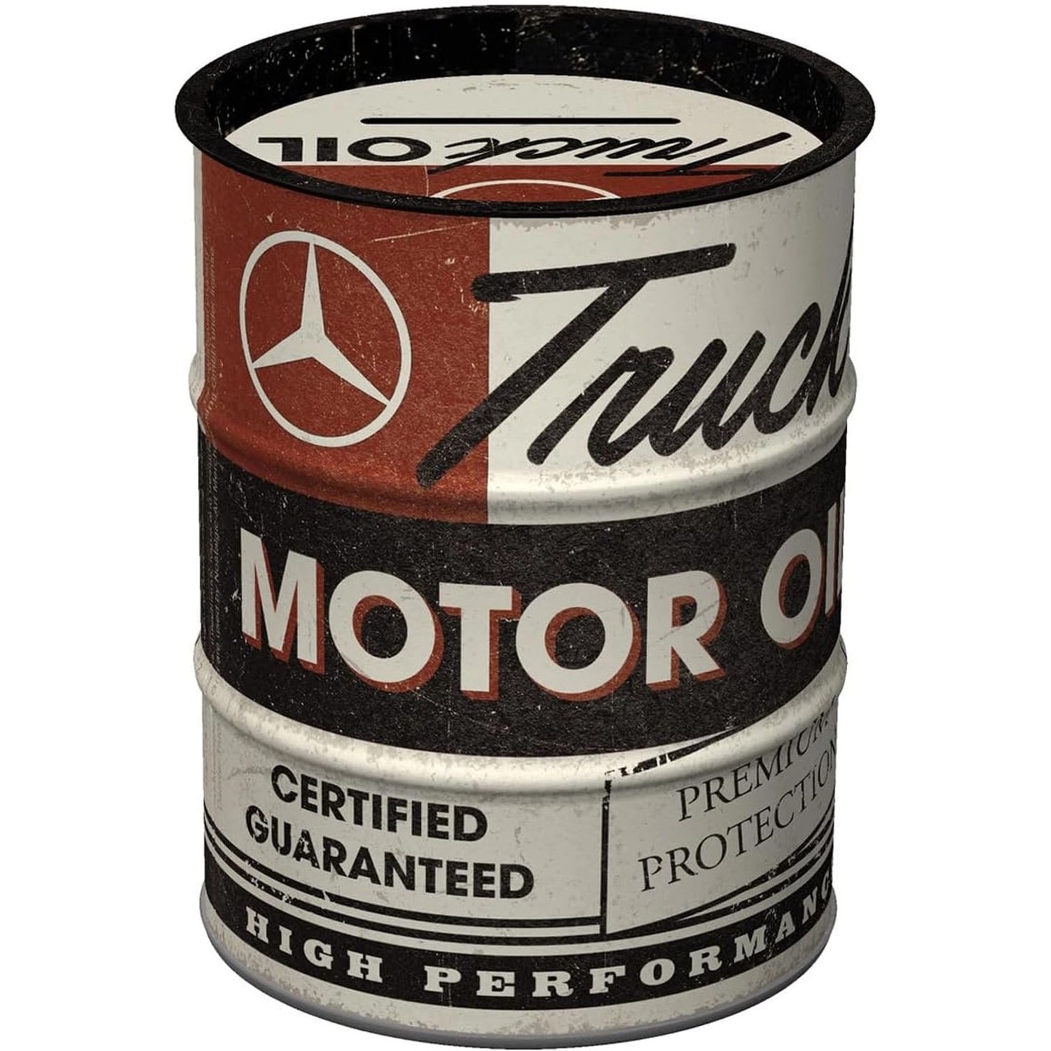 Nostalgic-Art Spardose Ölfass Daimler Truck Motor Oil günstig online kaufen