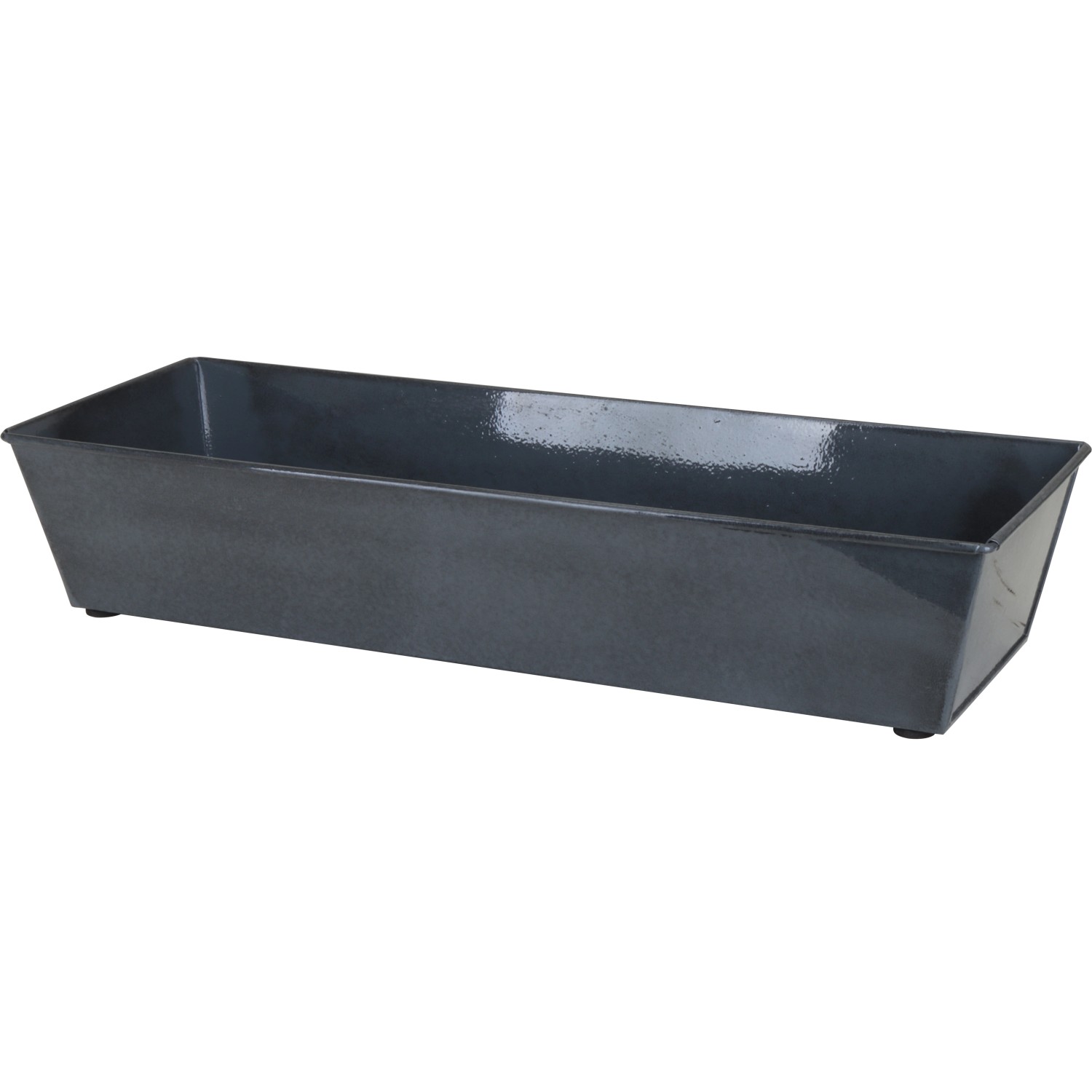 A.H.G. Blumenkasten Metall mit Ablaufstopfen 93 cm x 19 cm x 10,5 cm Anthra günstig online kaufen