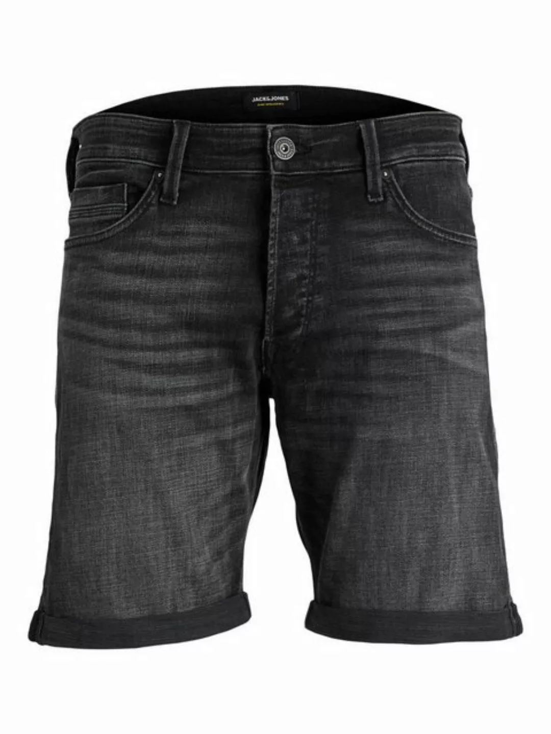 Jack & Jones Herren Jeans Short JJICHRIS JJWOOD GE 815- Relaxed Fit - Schwa günstig online kaufen