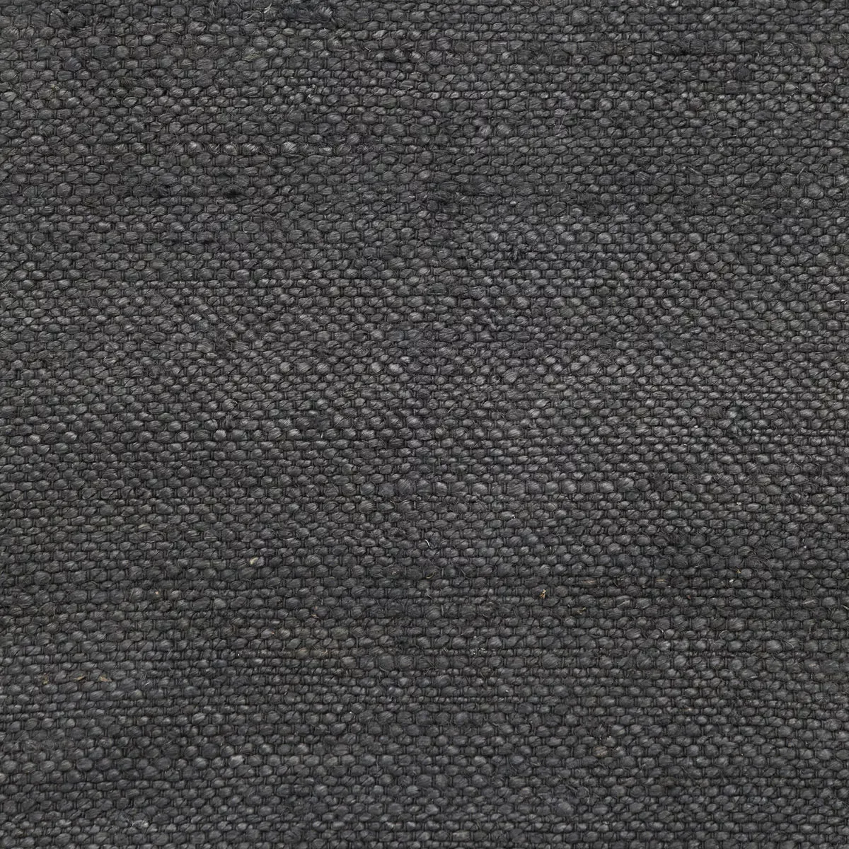 Großer Teppich Hempi in Schwarz aus Baumwolle und Jute günstig online kaufen