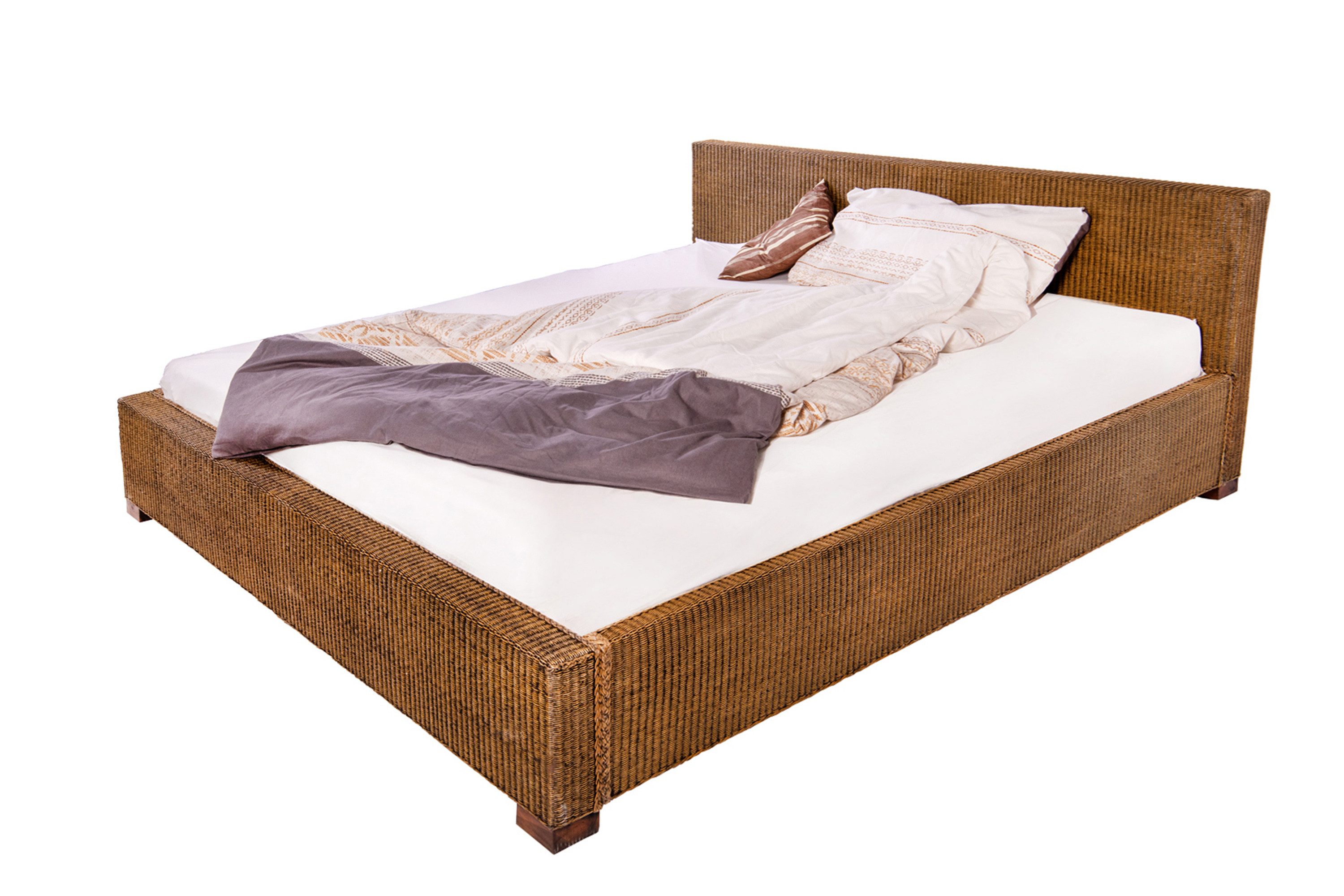Loreno® Bett Tunis, Korbbett aus Loom, günstig online kaufen