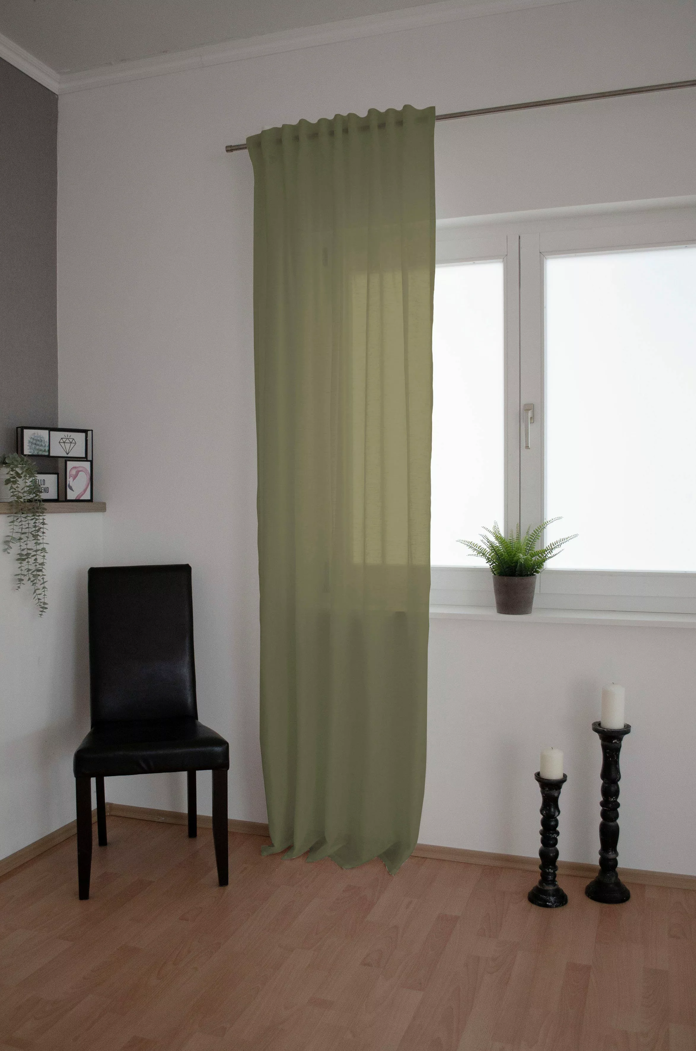 Schlaufenschal   ¦ grün ¦ Maße (cm): B: 140 H: 1 Gardinen & Rollos > Gardin günstig online kaufen