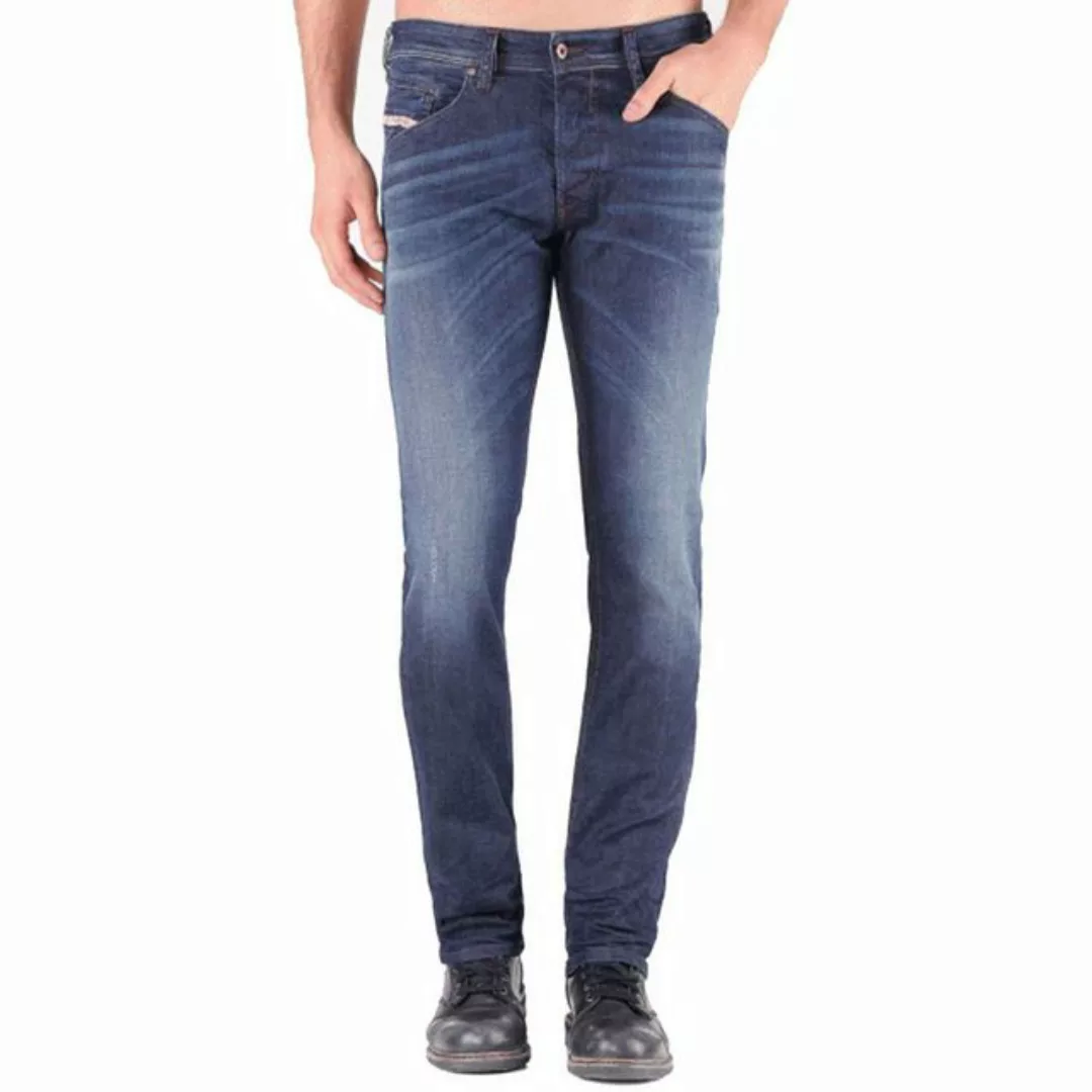 Diesel Straight-Jeans Diesel Belther 0837J Herren Jeans Regular Slim Straig günstig online kaufen