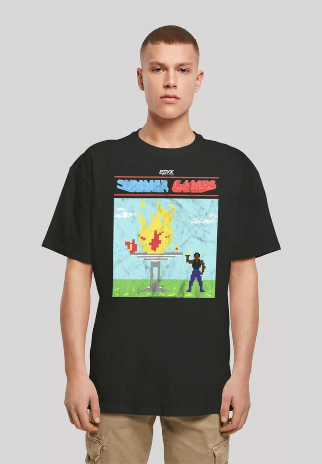 F4NT4STIC T-Shirt Bruce Lee Be Like Water Retro Gaming SEVENSQUARED Print günstig online kaufen
