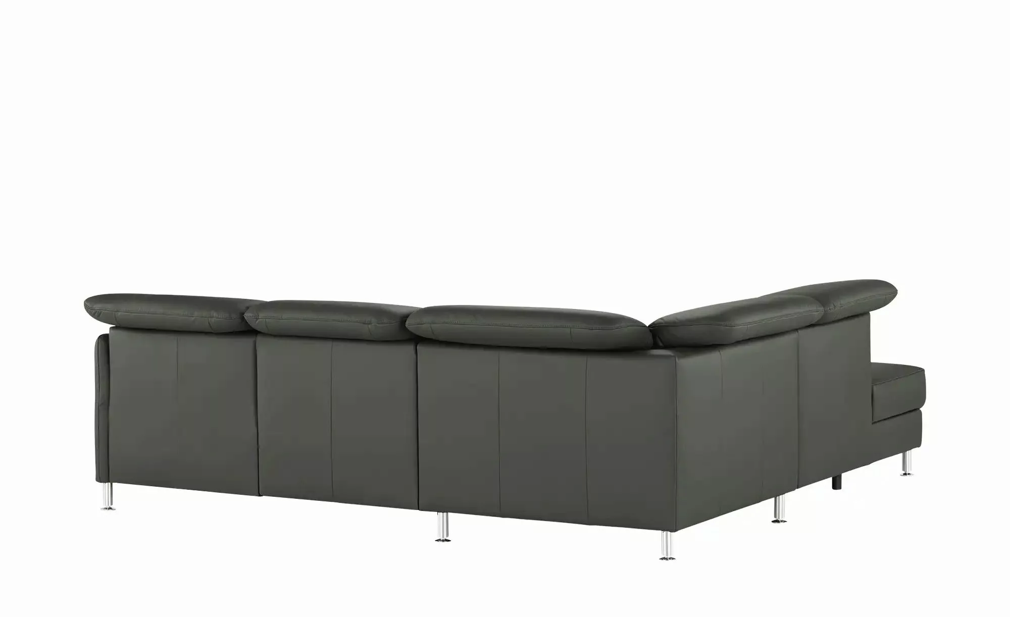 meinSofa Leder-Ecksofa  Leon ¦ grau ¦ Maße (cm): B: 259 H: 83 T: 236 Polste günstig online kaufen