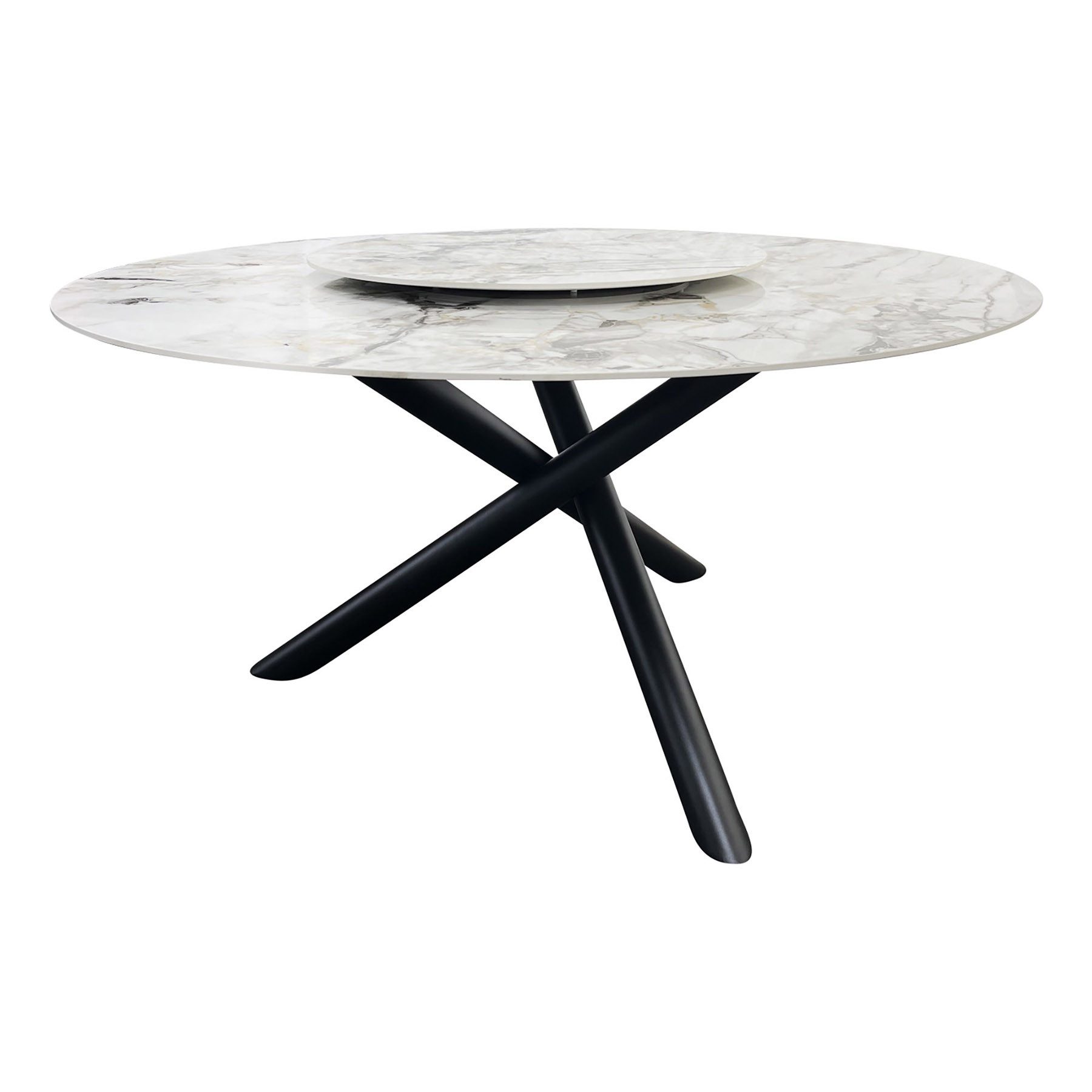 riess-ambiente Esstisch SPIN 150cm weiß-grau · günstig online kaufen