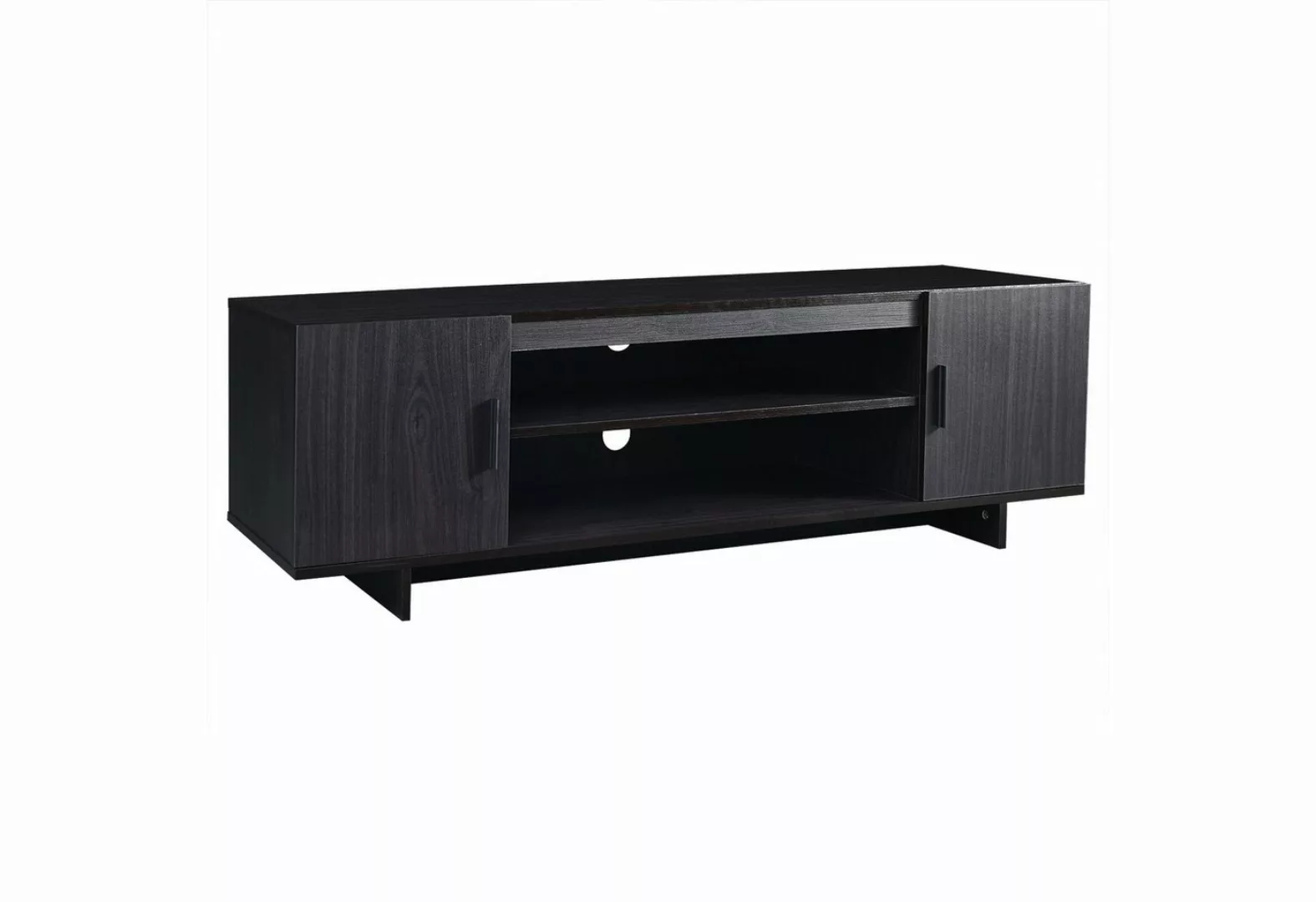 COSTWAY TV-Schrank mit 2 Türen und offenen Regale,152 x 40 x 45 cm günstig online kaufen