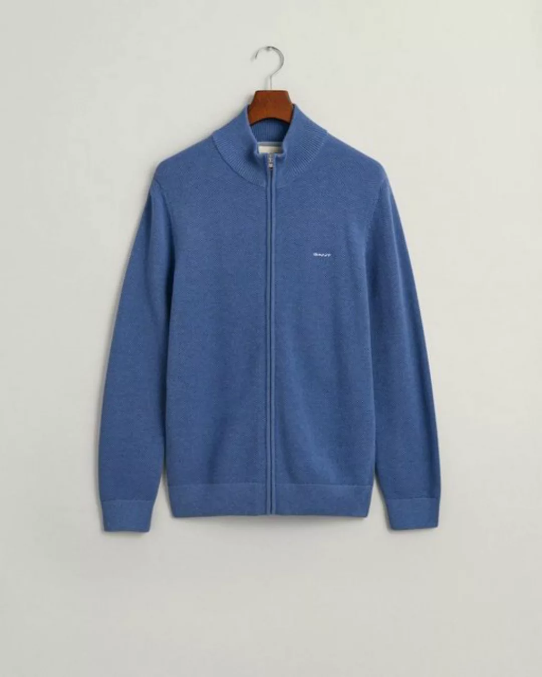 Gant Strickjacke COTTON PIQUE ZIP CARDIGAN günstig online kaufen