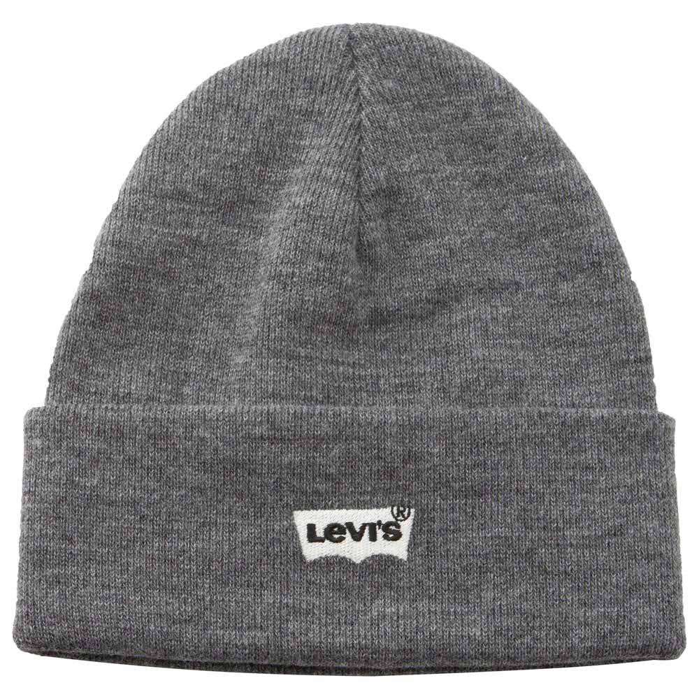 Levi´s Footwear Batwing Slouchy Embroidered Mütze One Size Regular Grey günstig online kaufen