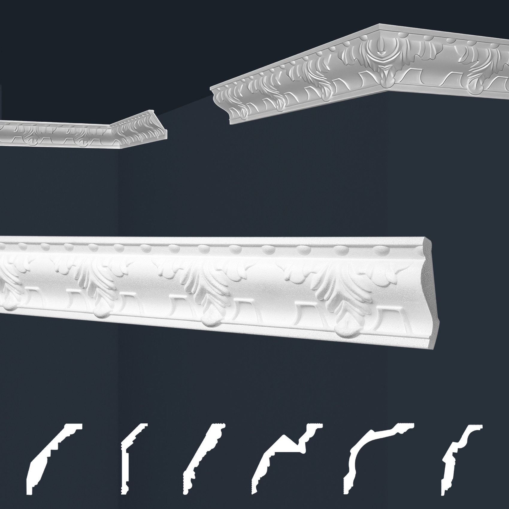marbet design Stuckleiste B-16, Max Paket günstig online kaufen