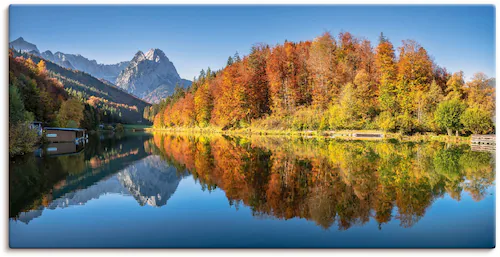 Artland Leinwandbild "Riessersee Bayern", Seebilder, (1 St.) günstig online kaufen