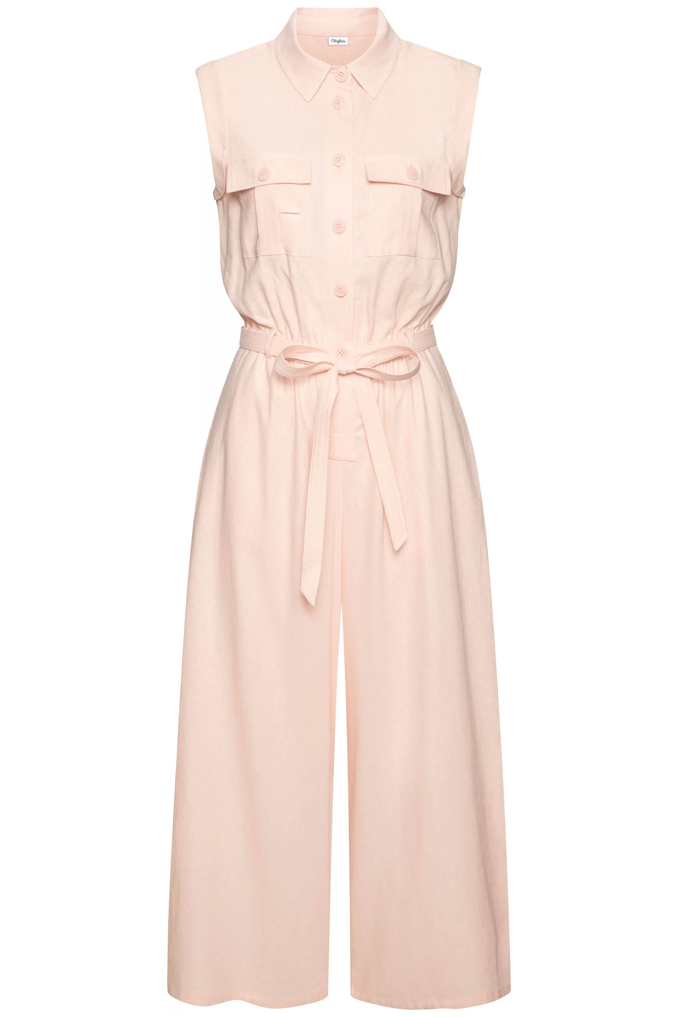 Buffalo Overall, (mit Bindegürtel), aus Leinenmix, sommerlicher Jumpsuit mi günstig online kaufen