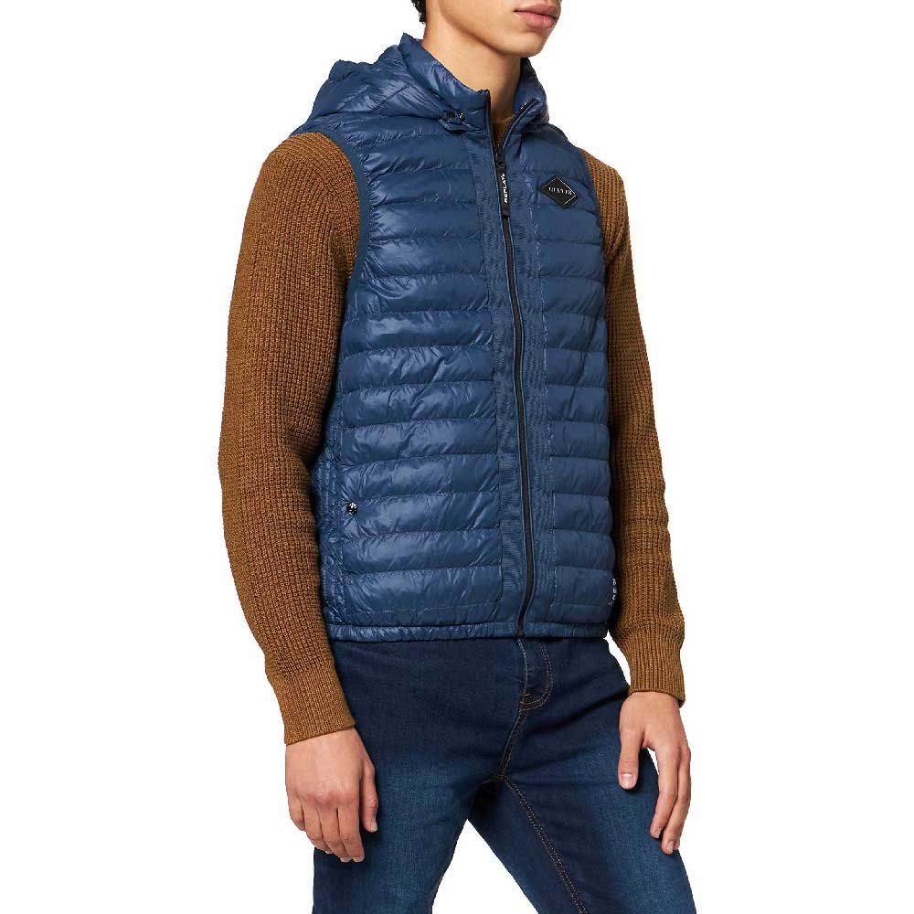 Replay M8175.000.84166 Jacke 2XL Petrol Blue günstig online kaufen