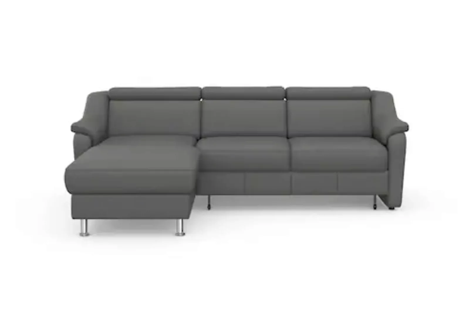 sit&more Ecksofa »Freetown L-Form«, inklusive Kopfteilverstellung und komfo günstig online kaufen