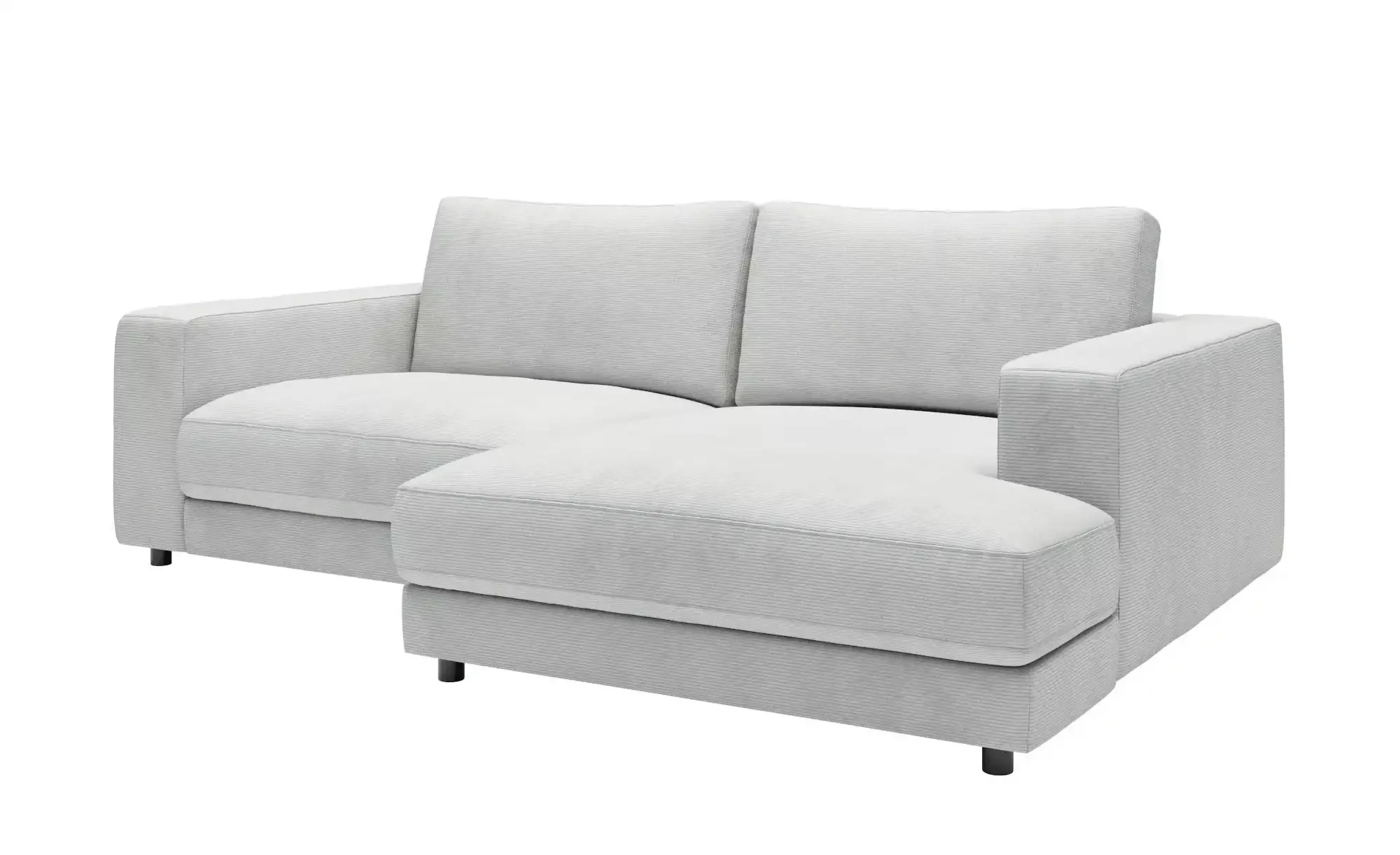 Jette Home Ecksofa In Feincord Sila ¦ grau ¦ Maße (cm): B: 250 H: 85 T: 170 günstig online kaufen