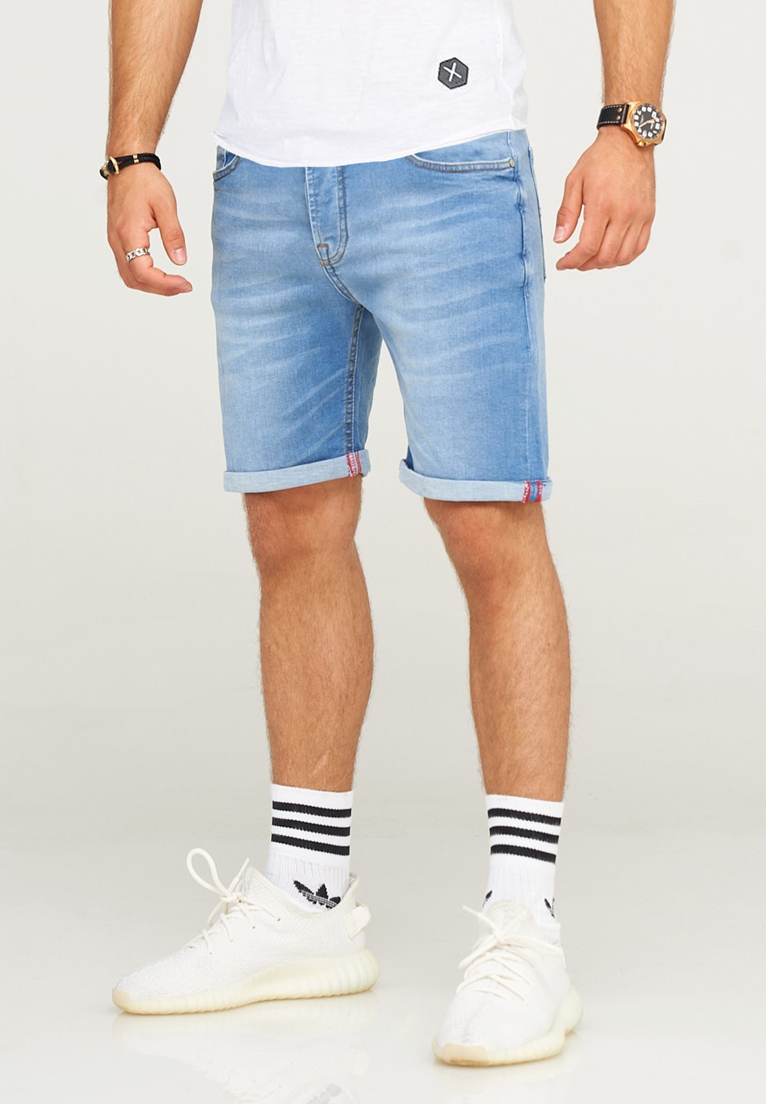 behype Shorts "MALAY", im klassischen 5-Pocket-Stil günstig online kaufen