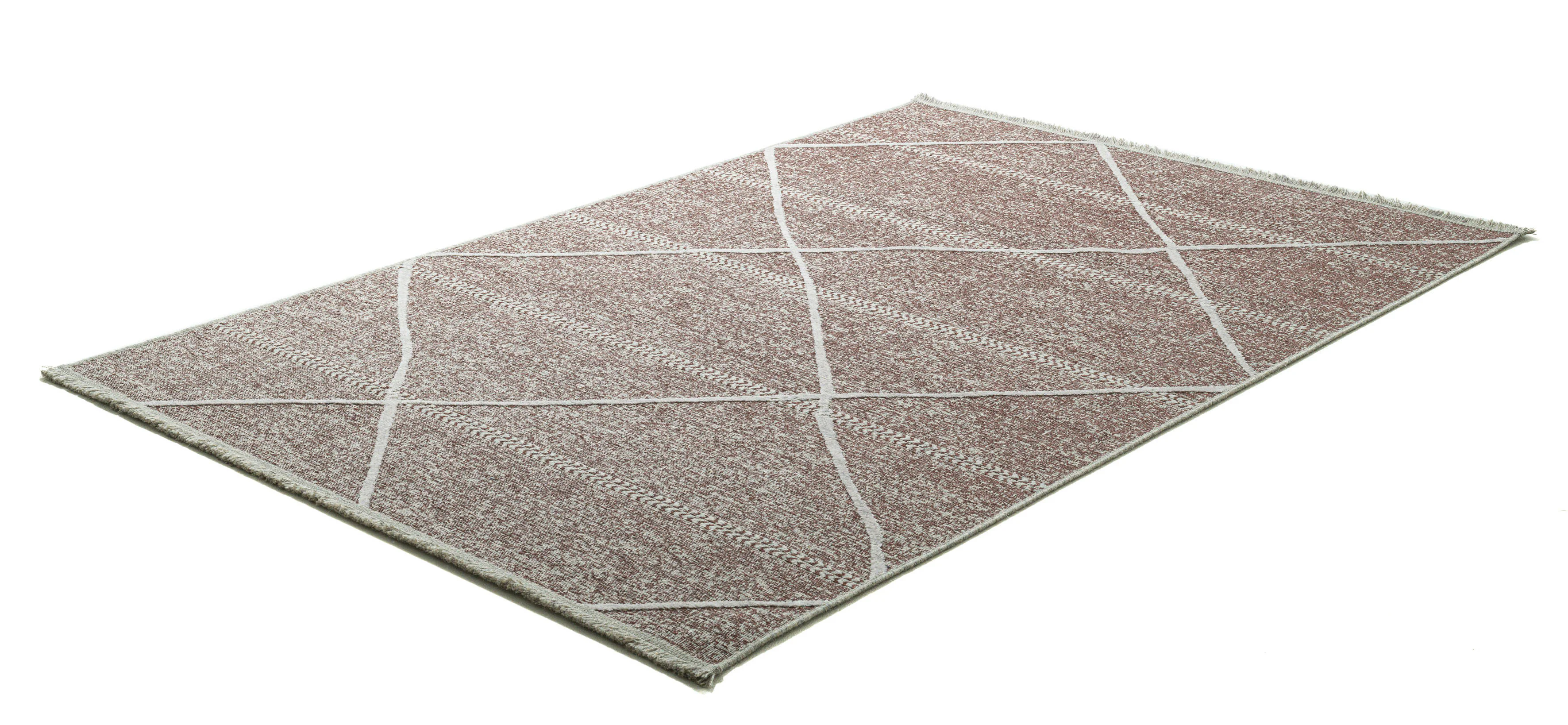 Sansibar Teppich »Braderup«, rechteckig, 2 mm Höhe, Flachgewebe, modernes S günstig online kaufen