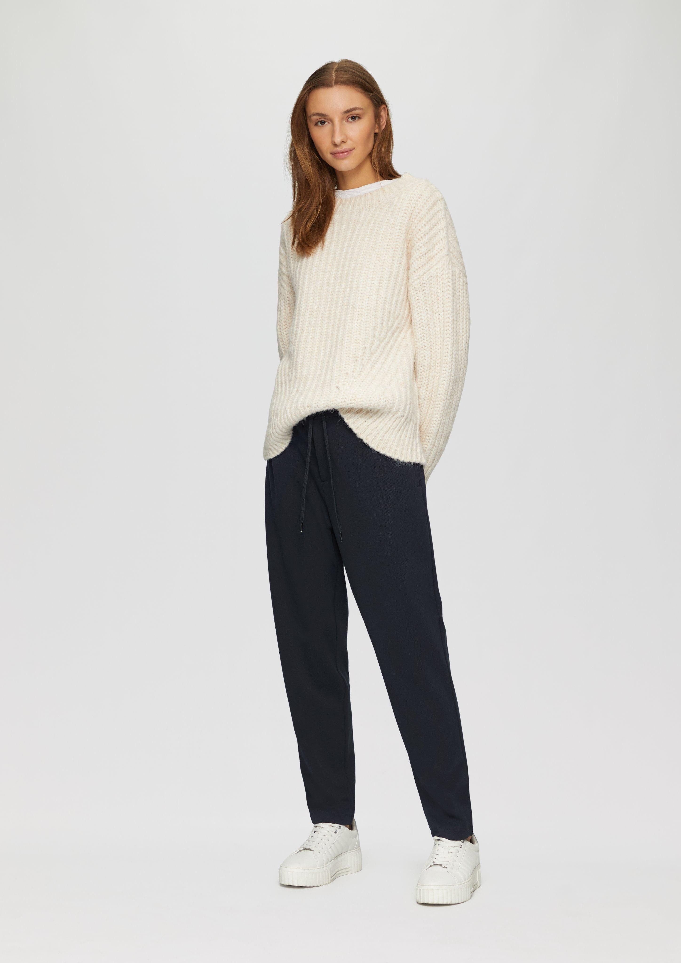 s.Oliver 7/8-Hose Jogpants aus Struktur-Jersey günstig online kaufen