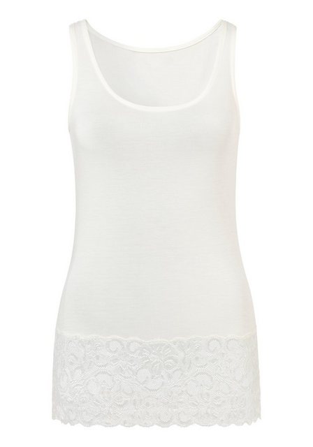 Vivance Longtop mit weicher Spitze, Unterhemd, Tanktop, Unterziehshirt günstig online kaufen