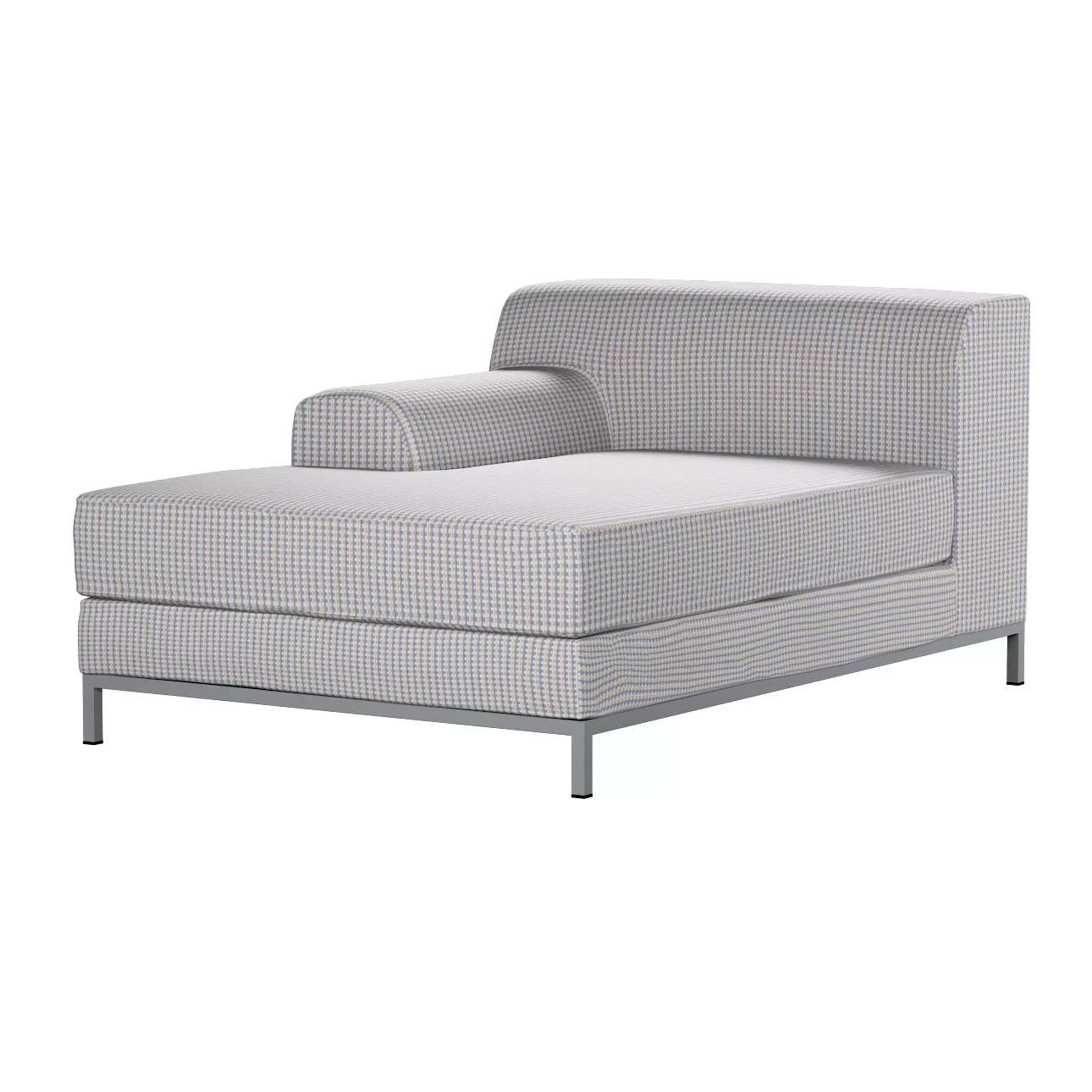 Bezug für Kramfors Sofa Recamiere links, beige-blau, Bezug für Recamiere li günstig online kaufen