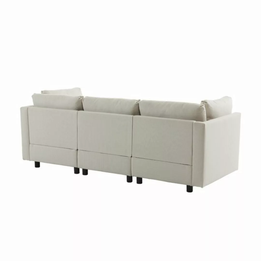 MODFU Sofa Polstermöbel, Sofa, Dreisitzer-Sofa, Wohnzimmersofa, Ecksofa mit günstig online kaufen