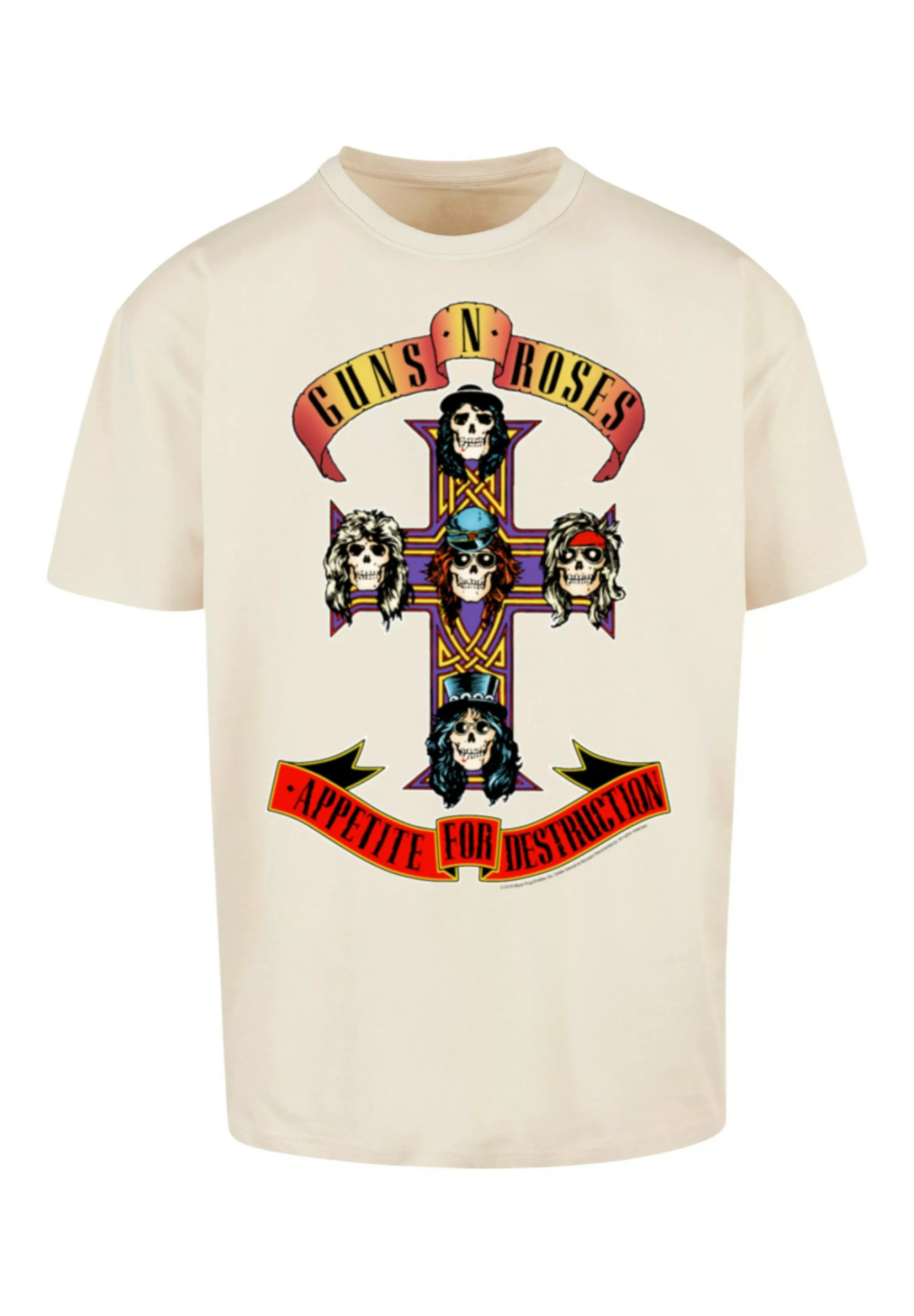 F4NT4STIC T-Shirt "Guns n Roses Appetite For Destruction", Premium Qualität günstig online kaufen