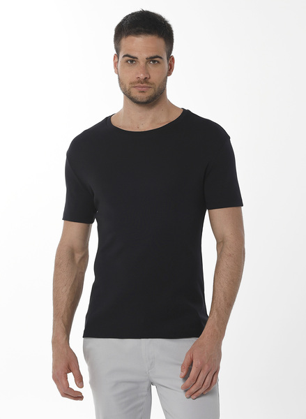 Geripptes T-shirt Aus Bio-baumwolle günstig online kaufen
