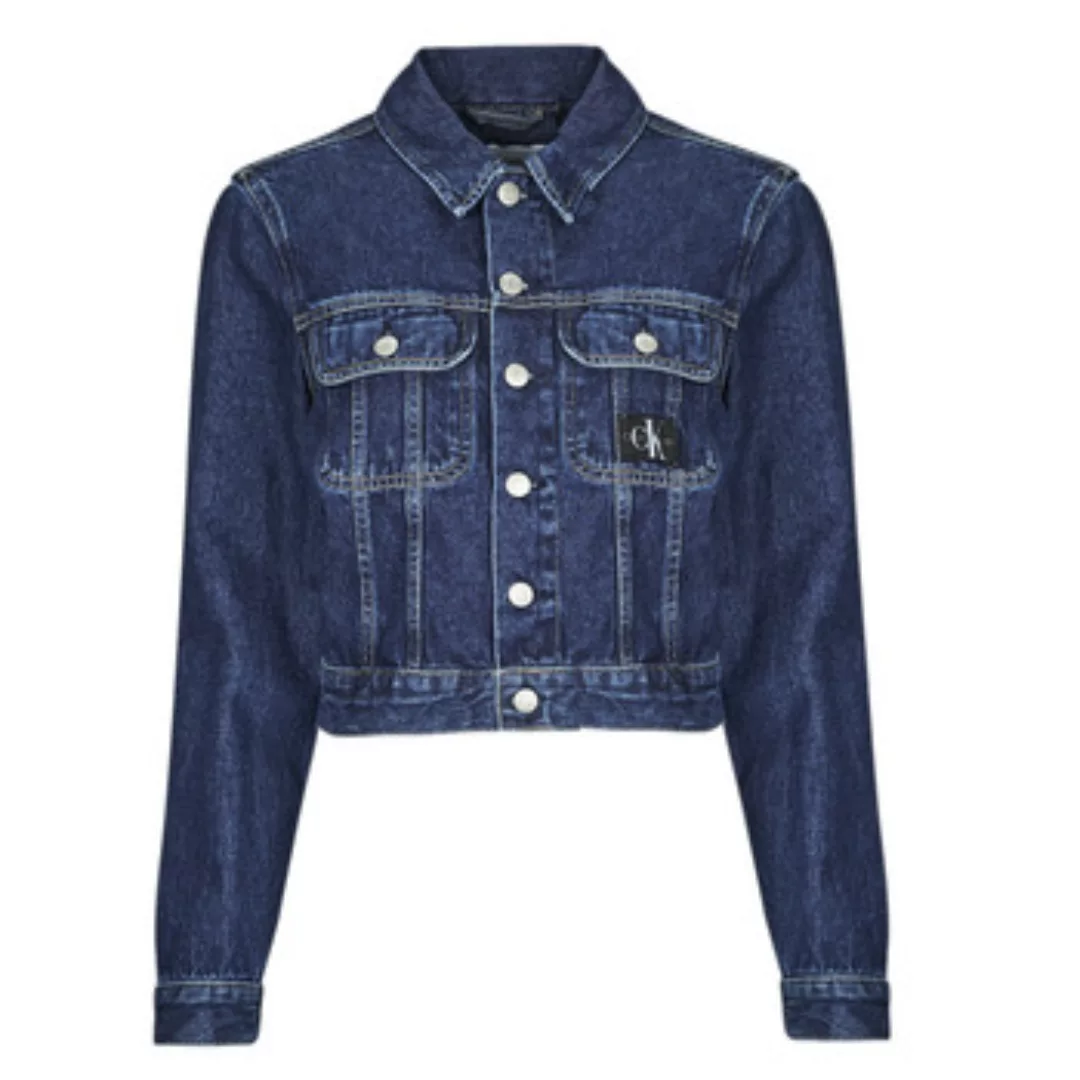 Calvin Klein Jeans Jeansjacke "CROPPED 90S DENIM JACKET", mit Logopatch günstig online kaufen