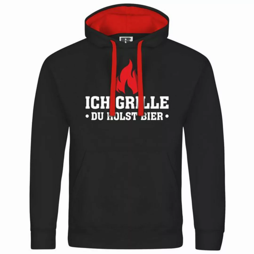 deinshirt Kapuzenpullover Herren Kapuzenpullover Ich grille du holst Bier M günstig online kaufen