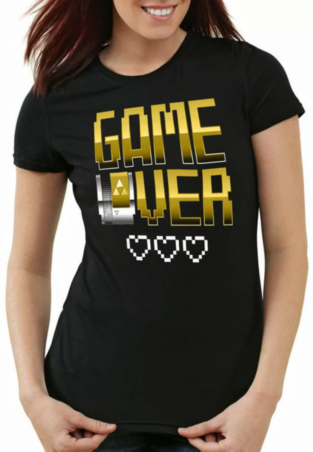 style3 T-Shirt Game Over nes cartridge link gold zelda link nintendo switch günstig online kaufen