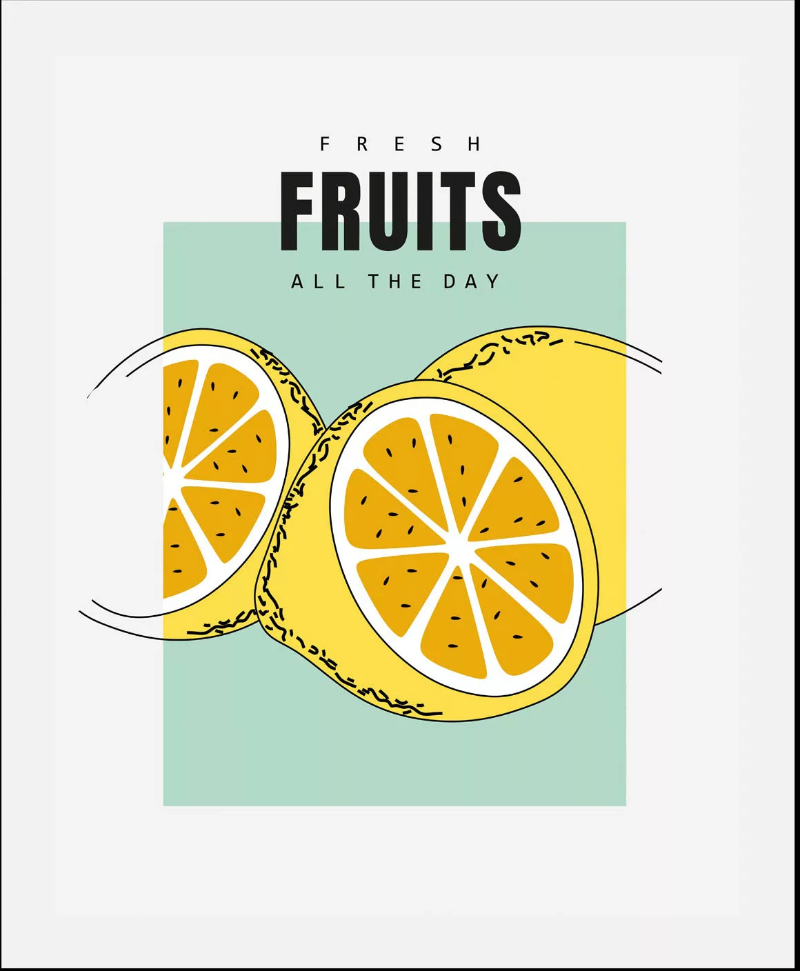queence Bild "Fresh Fruits", (1 St.), gerahmt günstig online kaufen