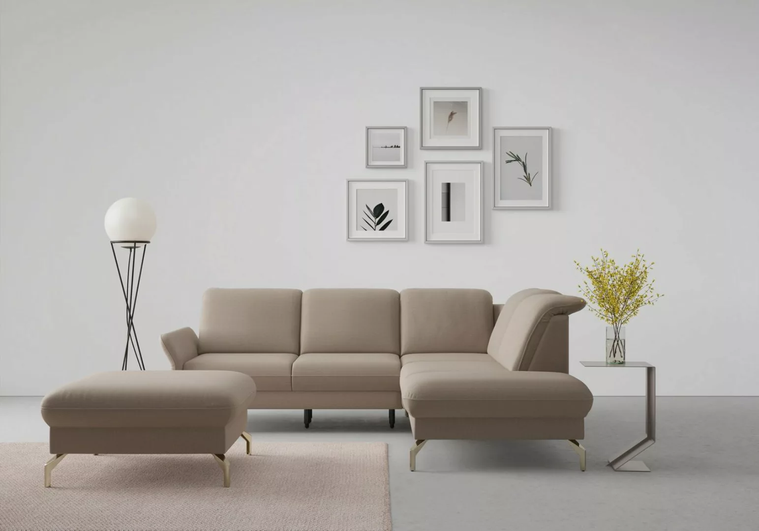 sit&more Ecksofa Fashion L-Form, wahlweise mit Kopfteilverstellung, Vorzieh günstig online kaufen