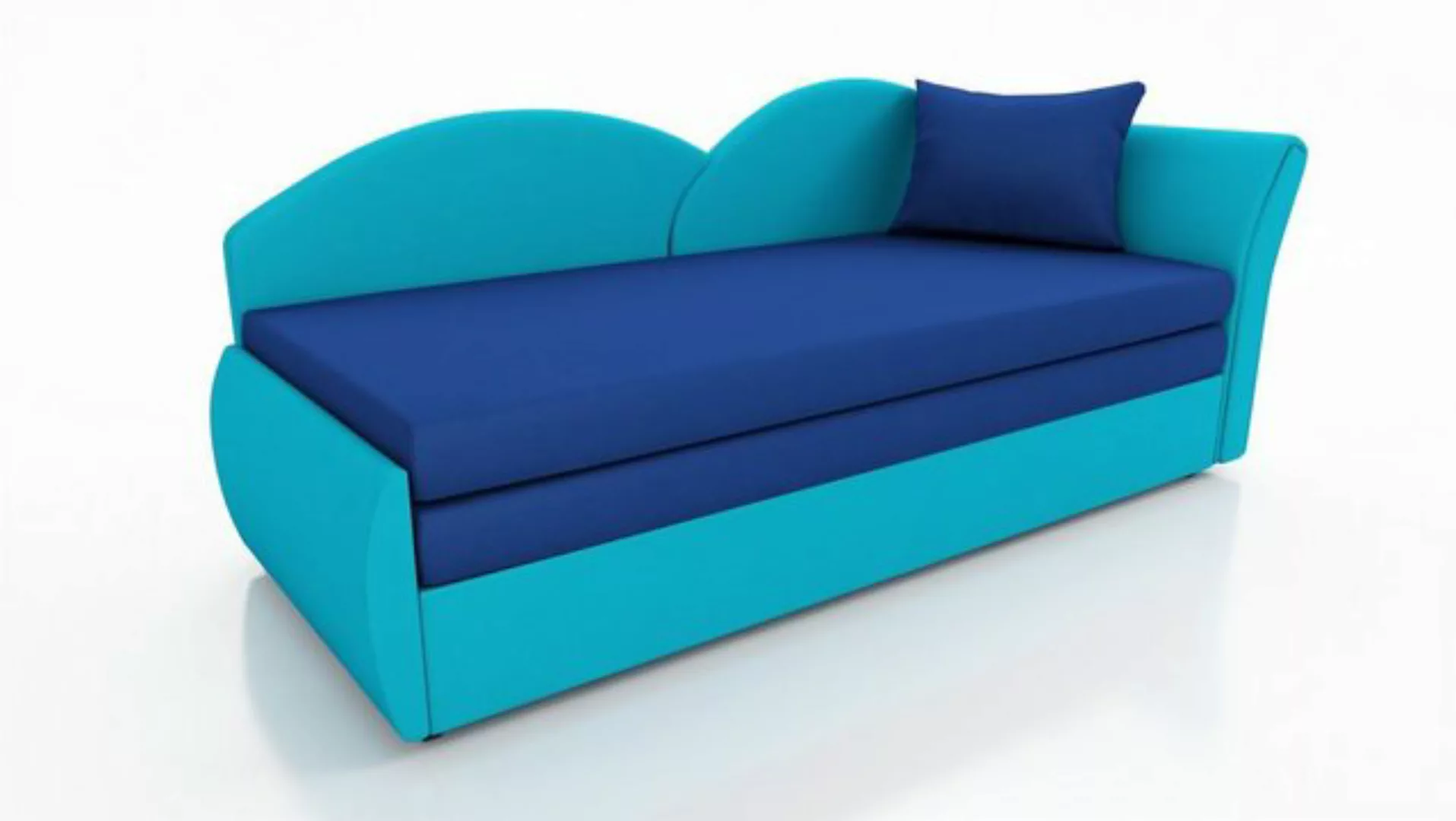 Fun Möbel Schlafsofa Sofa ALINA Links oder Rechts inklusive Bettkasten Stof günstig online kaufen