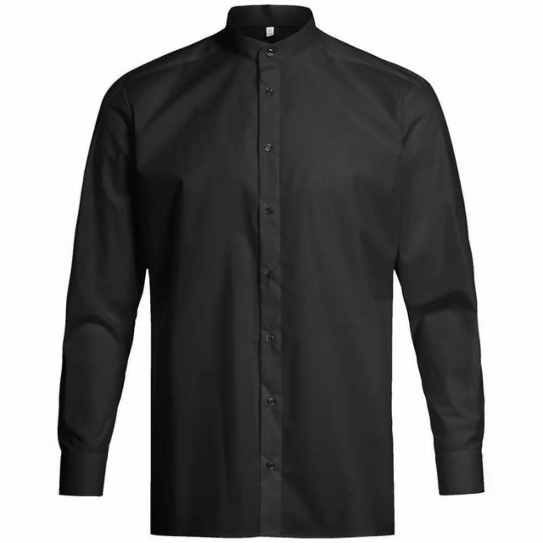 GREIFF Langarmhemd Greiff Corporate Hemd BASIC Herren Stehkragen OEKO TEX® günstig online kaufen