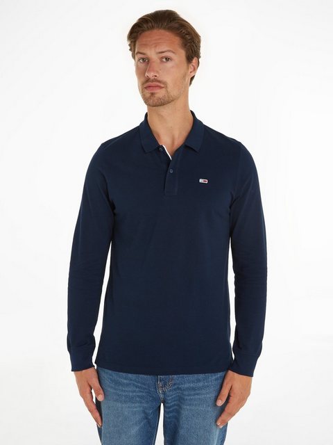 Tommy Jeans Poloshirt TJM SLIM PLACKET LS POLO mit Polokragen günstig online kaufen