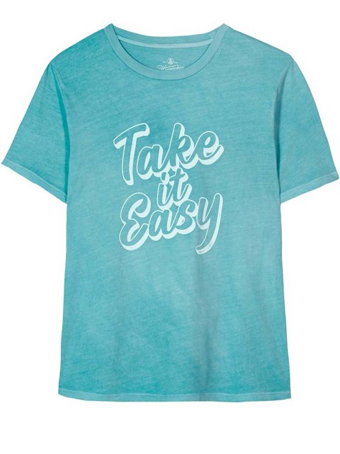 Herrlicher Print-Shirt Camber Neon Garment Dyed Statement Shirt, 100% Baumw günstig online kaufen