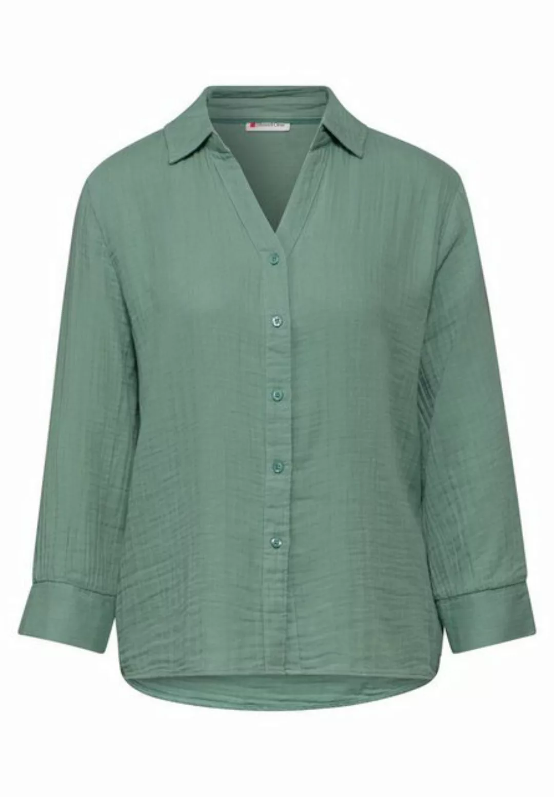 STREET ONE Klassische Bluse Street One Musselin Bluse in Seafoam Green (1-t günstig online kaufen