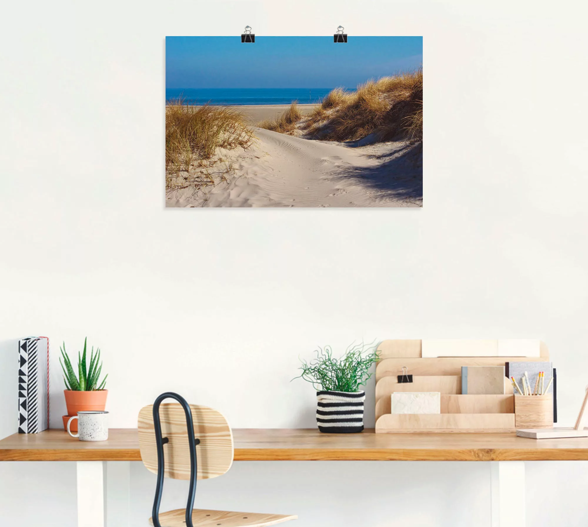 Artland Poster "Am Meer - Insel Amrum", Strand, (1 St.), als Alubild, Leinw günstig online kaufen